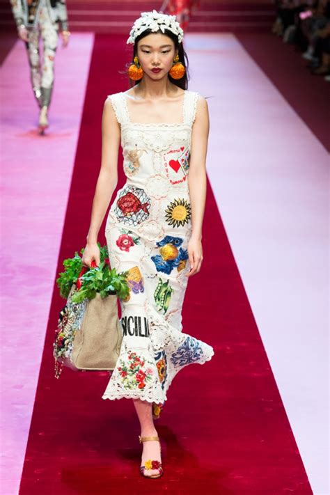 dolce gabbana spring summer 2018 models|Dolce & Gabbana dresses 2021.